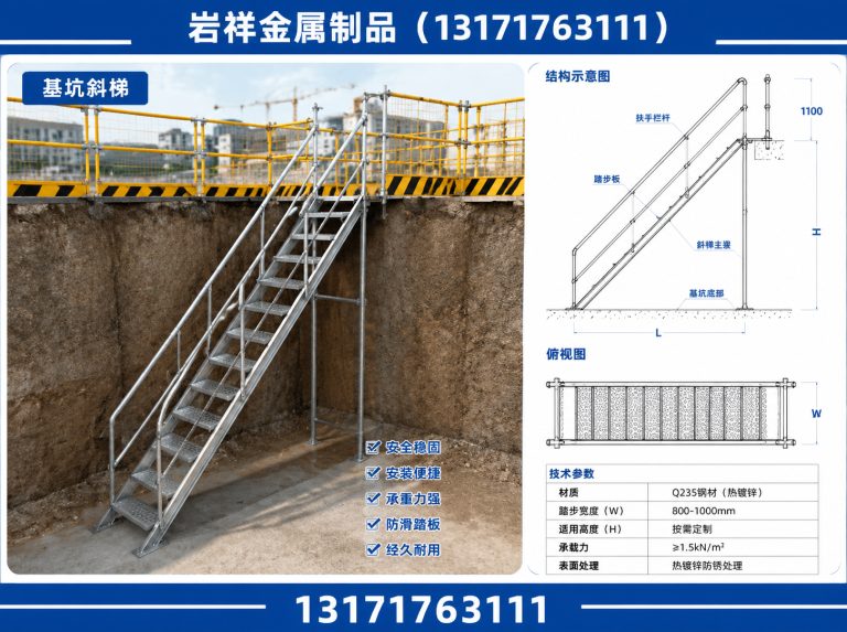 深州市护笼爬梯展示图